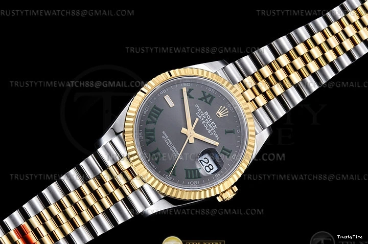 0320 Affordable RDJ0453 – DJ 36mm Jub Flt 904L YG SS Grey Rm VSF VS 777